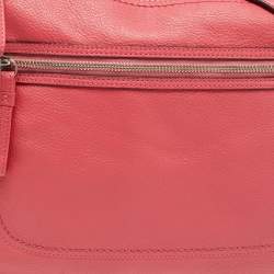 Pre Owned Coach Pink Leather Poppy Perri Hippie Crossbody Bag 