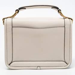 Coach Off White Leather Hero Top Handle Bag