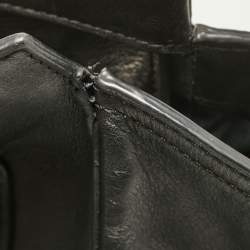 Pre Owned Coach Black Leather Tanner Tote