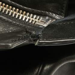 Pre Owned Coach Black Leather Tanner Tote