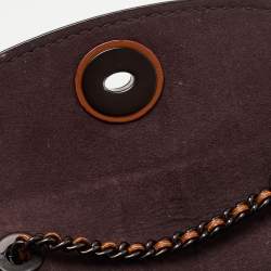 Pre Owned Coach Tri Color Signature Coated Canvas and Leather Madison Shoulder Bag