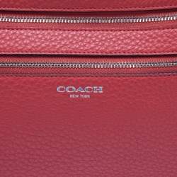 Coach Red Leather Wristlet Clutch