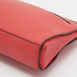 Coach Red Leather Wristlet Clutch