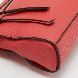 Coach Red Leather Wristlet Clutch