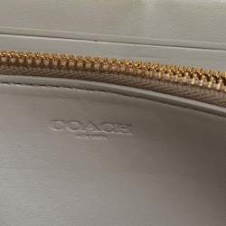 Coach Multicolor Coated Canvas Zip Around Wallet