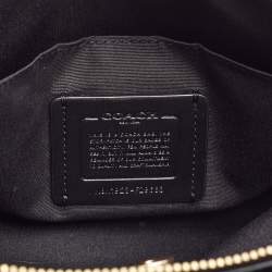 Coach Brown/Black Signature Coated Canvas Sage Carryall Satchel