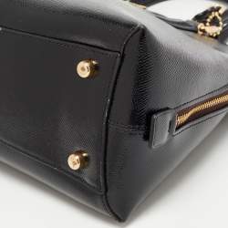 Coach Black Patent Leather Quinn Satchel