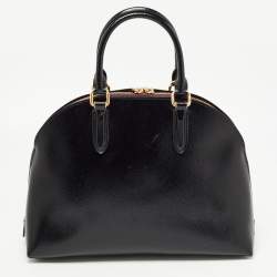 Coach Black Patent Leather Quinn Satchel