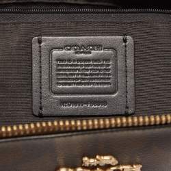 Coach Brown Signature Coated Canvas Ava Tote