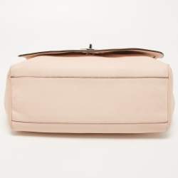 Pre Owned Coach Pink Leather Legacy Romy Top Handle Bag