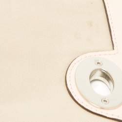 Pre Owned Coach Pink Leather Legacy Romy Top Handle Bag