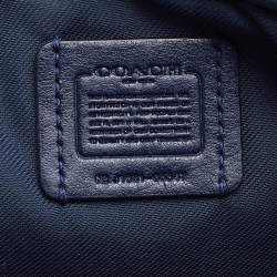 Coach Blue Leather Saddie Crossbody Bag