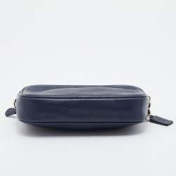 Coach Blue Leather Saddie Crossbody Bag