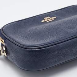 Coach Blue Leather Saddie Crossbody Bag