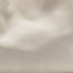 Pre Owned Coach Ivory/Brown Siganature Coated Canvas and Leather Dalton 31 Shoulder Bag