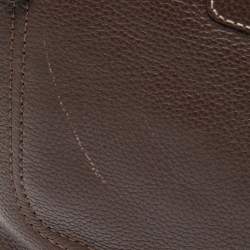 Pre Owned Coach Dark Brown Leather Penelope Tote