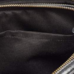 Coach Black Leather Sadie Camera Crossbody Bag