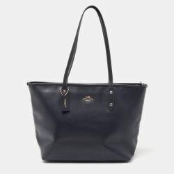 Black Coach on sale Zip Top Tote F36875