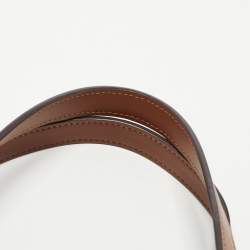 مملوكة مسبقًا Coach Brown Signature Coated Canvas and Leather Top Zip Tote