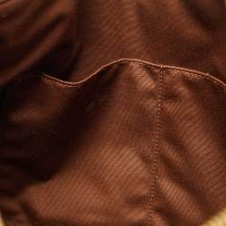 مملوكة مسبقًا Coach Brown Signature Coated Canvas and Leather Top Zip Tote