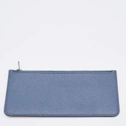 Coach Two Tone Blue Leather Noa Pop Up Crossbody Bag