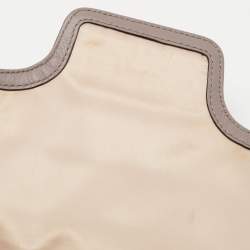 Pre Owned Coach Grey Leather Taylor Flap Crossbody Bag