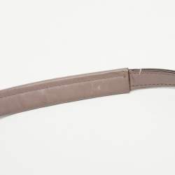 Pre Owned Coach Grey Leather Taylor Flap Crossbody Bag