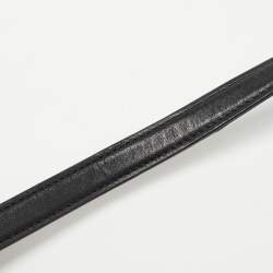 Pre Owned Coach Black Leather Willis Saddle Crossbody Bag