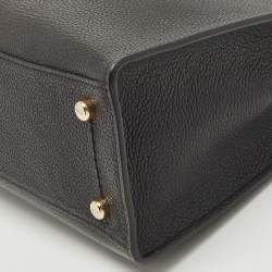 Coach Black Leather Charlie Carryall 28 Bag