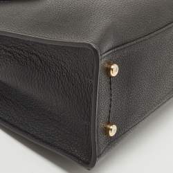 Coach Black Leather Charlie Carryall 28 Bag