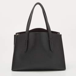 Coach Black Leather Charlie Carryall 28 Bag