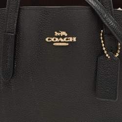 Coach Black Leather Charlie Carryall 28 Bag