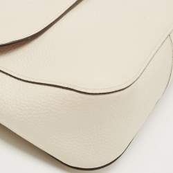 Coach Cream Leather Marlie Top Handle Bag