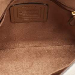 Coach Cream Leather Marlie Top Handle Bag