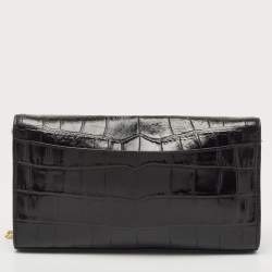 Coach Black Leather Marlow Turnlock Crossbody Bag
