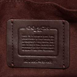 Coach Black Leather Marlow Turnlock Crossbody Bag