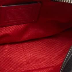 Pre Owned Coach Black Leather Horse And Carriage Camera Crossbody Bag