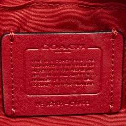 Pre Owned Coach Black Leather Horse And Carriage Camera Crossbody Bag