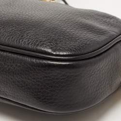 Coach Black Leather Camera Crossbody Bag 