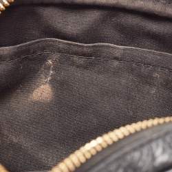 Coach Black Leather Camera Crossbody Bag 