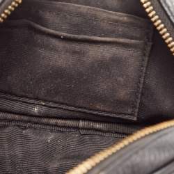 Coach Black Leather Camera Crossbody Bag 