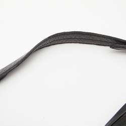 Pre Owned Coach Black Canvas and Leather Hobo