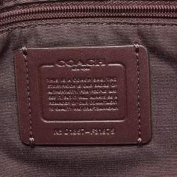 Coach Beige Suede, Croc and Python Embossed Leather Small Lexy Shoulder Bag