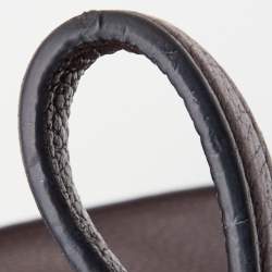 Pre Owned Coach Burgundy Leather Turnlock Charlie Carryall Tote