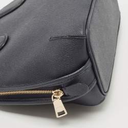 Pre Owned Coach Blue Leather Prince Street Satchel