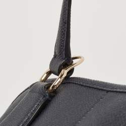 Pre Owned Coach Blue Leather Prince Street Satchel