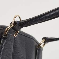 Pre Owned Coach Blue Leather Prince Street Satchel