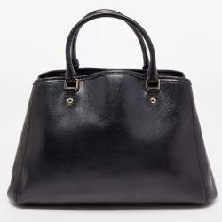 Pre Owned Coach Black Leather Margot Carryall Satchel