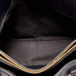 Pre Owned Coach Black Leather Margot Carryall Satchel