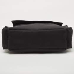 Coach Black Nylon and Leather Baby Messenger Bag